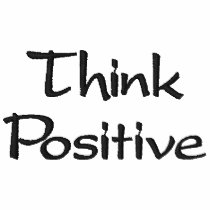 Think Positive embroidered shirts