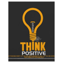think positive flyers by bloomflora think positive flyers