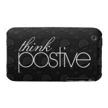 Think Positive iPhone 3G/3GS Case iPhone 3 Case-Mate Cases