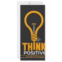 think positive rack cards by bloomflora think positive rack cards