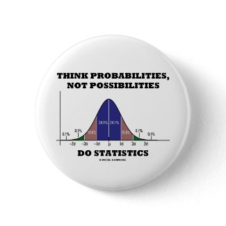 Think Probabilities, Not Possibilities Statistics button