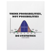 Think Probabilities, Not Possibilities Statistics letterhead by wordsunwords Think Probabilities, Not Possibilities Statistics letterhead
