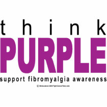 think PURPLE Fibromyalgia photo sculptures