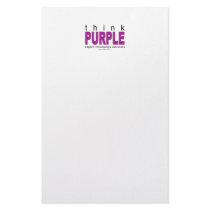 think PURPLE Fibromyalgia stationery