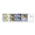 Think Rain bumper stickers