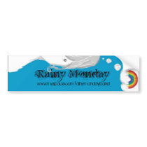 Think Rainy Monday Bumper Sticker bumper stickers
