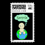 Think...Recycle stamps