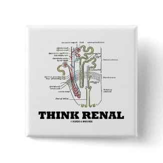 Think Renal (Kidney Nephron) button
