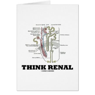 Think Renal (Kidney Nephron) card