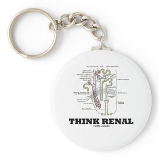 Think Renal (Kidney Nephron) keychain
