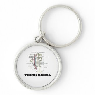Think Renal (Kidney Nephron) keychain