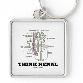 Think Renal (Kidney Nephron) keychain