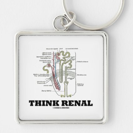 Think Renal (Kidney Nephron) Keychain