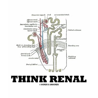 Think Renal (Kidney Nephron) shirt