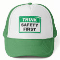 Think Safety First hats by baxiemur Think Safety First hats