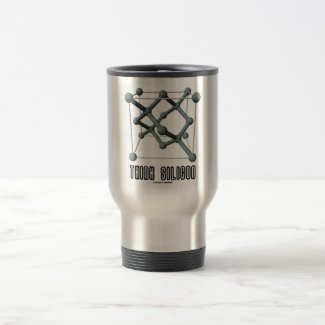 Think Silicon (Silicon Crystal Structure) Coffee Mug