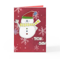 THINK SKNOW cards by nathanrod THINK SKNOW cards