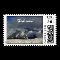 Think snow! postage