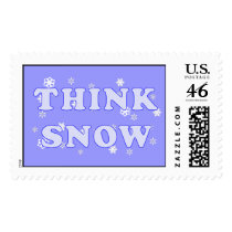 Think Snow Stamp by MidnightAkita Think Snow Stamp