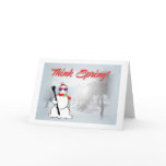 think spring greeting card
