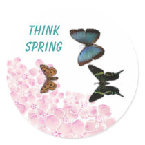 Think Spring - Sticker