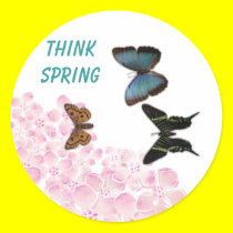 Think Spring - Sticker