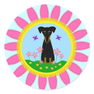 Think Spring! Round Sticker by totallypainted