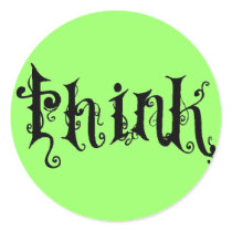 Think stickers