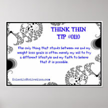 Think Thin Tip #0110 Print