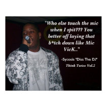 Think Twice Poster posters by sycosis Think Twice Poster posters