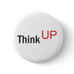 think up alexander technique slogan pinback buttons