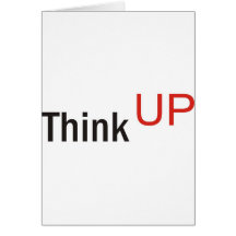 think up alexander technique slogan greeting card