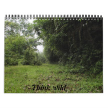 Think wild wall calendar