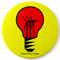 Think Wind Power buttons