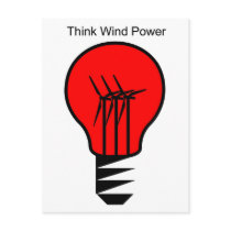 Think Wind Power postcards
