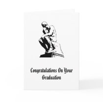thinker, Congratulations On Your Graduation cards