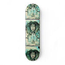 THINKER DREAD GREEN GRAFF SKATE DECK
