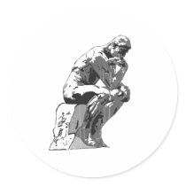 thinker stickers by mike3488 thinker stickers