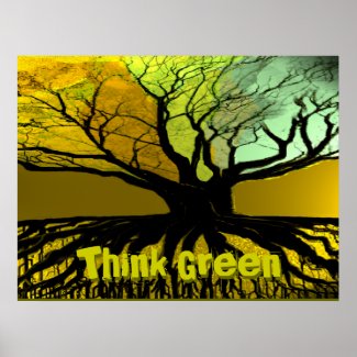 ThinkGreen4, Think Green, Think Green print