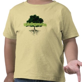 thinkgreen children's shirt