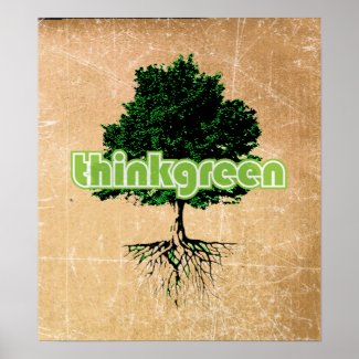 thinkgreen poster