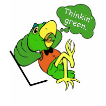 Thinkin' Green t-shirts