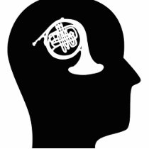 Thinking About French Horn photo sculptures