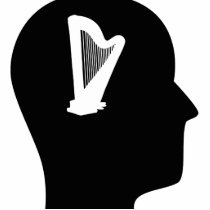 Thinking About Harp Photo Cut Outs