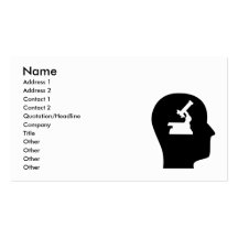 Thinking About Physiology Business Card Templates