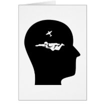 Thinking About Skydiving Greeting Card