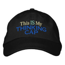 Thinking Cap embroidered hats