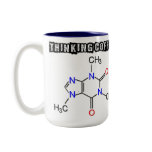Thinking Coffee Large Mug mugs
