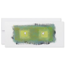 Thinking feeling fun modern painting art symbols invitations