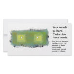 Thinking feeling fun modern painting art symbols photo cards